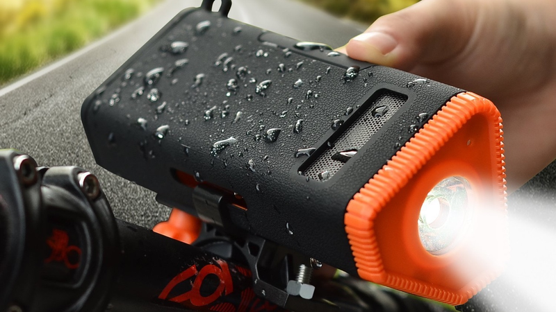 KMASHI Bike Light/Bluetooth Speaker/USB Battery Pack, $18 with code 7WFFI67M